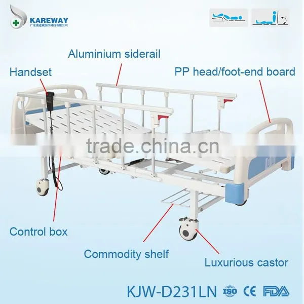 Electric Iron Metal Type Rocker Hospital Bed Manufacture photo-3