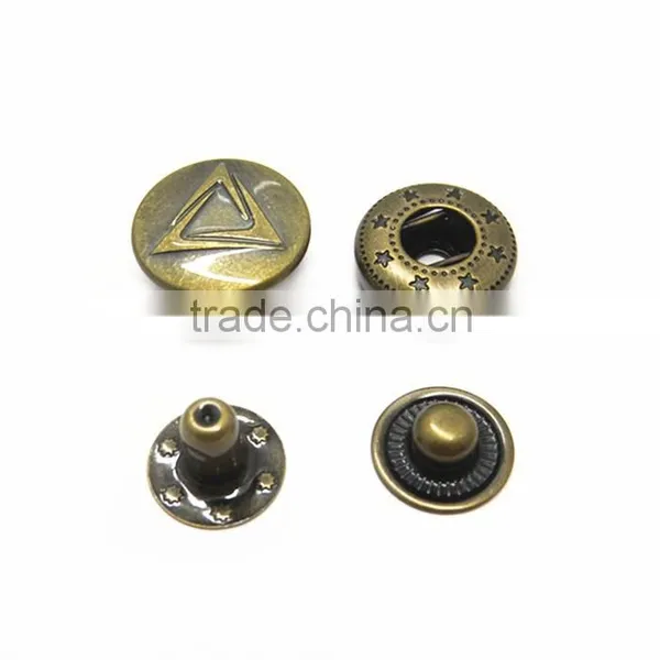Custom 15mm Metal Snap Button For Babies Clothing photo-5