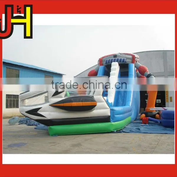 Hot Sale Popular Inflatable UFO Alien Invasion Large Inflatable Bouncy Slide photo-2
