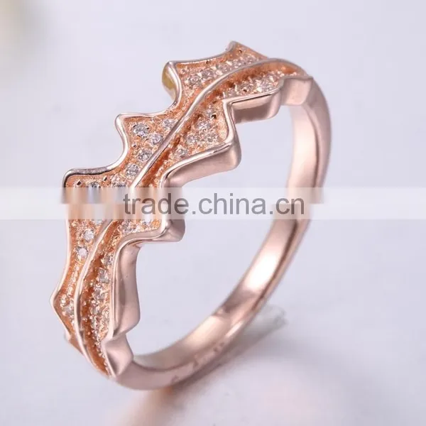 Silver Diamond Ring 925 Silver Diamond Ring
