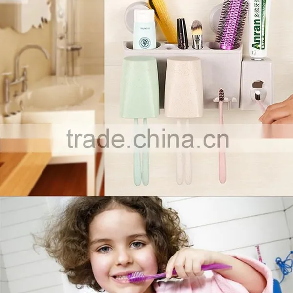 Toothpaste Dispenser Toothpaste Holder Wall Mounted Dustproof Automatic Toothbrush Holder photo-6