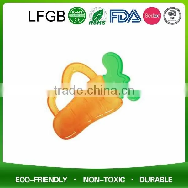 China Manufacturer BPA Free Food Grade Soft Giraffe Teether Silicone Baby Teether Chew Beads for Baby photo-3