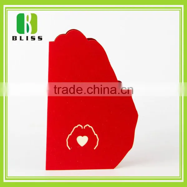 Video Red Custom Die Cut 3d Folding Customized 2.4'' 2.8'' 4.3'' 5'' 7'' 10'' Digital Video Lcd Greeting Card photo-6