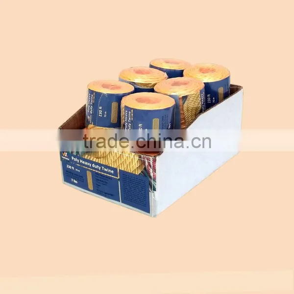 230 Feet Orange Round Heavy Duty Poly Twisted Baler Twine