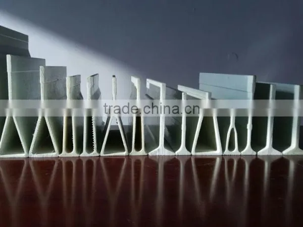 Fiberglass Pultruded Beam/FRP Pultrusion Profiles photo-5