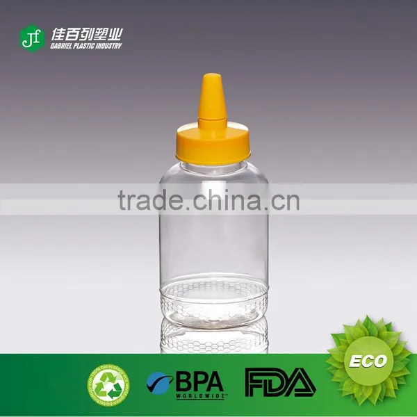 500g Plastic Container Supplier From China Clear and Empty Honey Jars Online Shopping Product Sauce Bottle photo-2