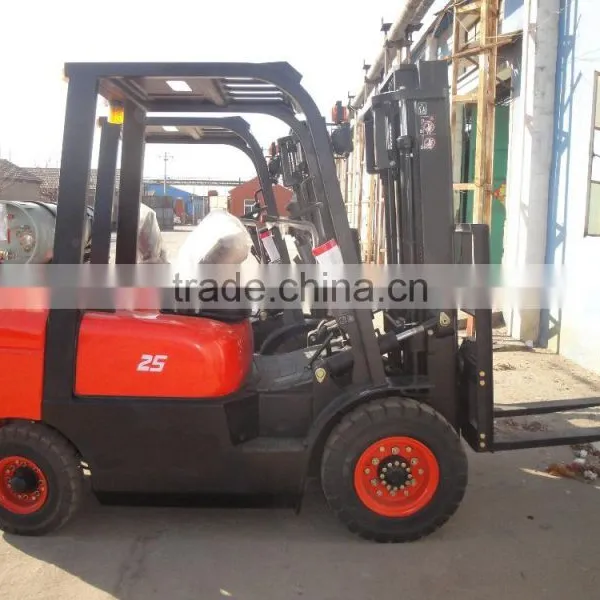 2.5Ton LPG/Gasoline Forklift With Japan Nissan Engine, Side Shift Option photo-4