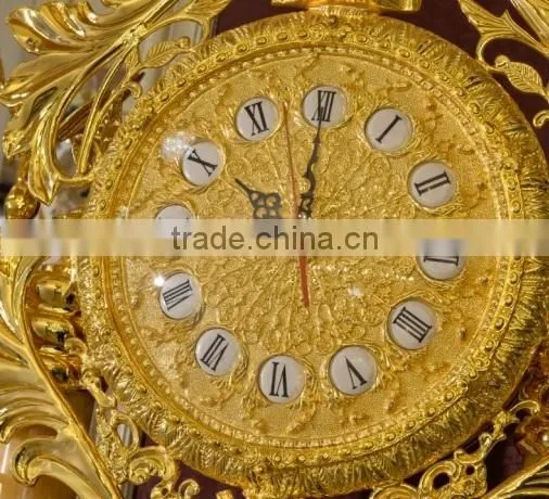 Italian Rococo Style Hanging Wall Clock, Antique Luxury Design Wall Clock photo-2