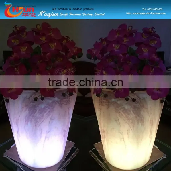 16 Colours Change Colorful Led Flower Pot photo-3