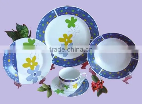 20pcs Porcelain Plate With Printing Porcelain Plate Set photo-3