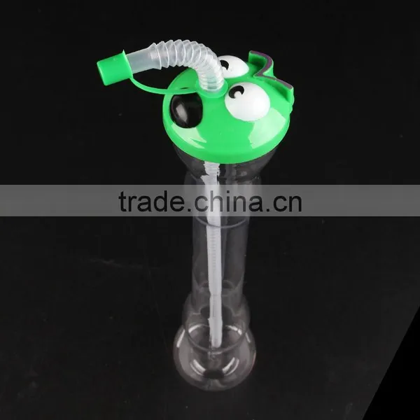 Plastic Fruit Cup With Straw and Lid photo-2