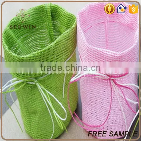 Home Decor Mesh Fabric Flower Pot Cover photo-4