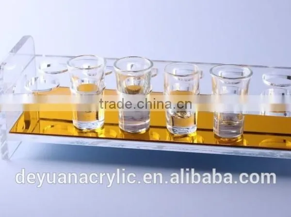 Top Grade Rectangle Acrylic Bullet Shot Glass Display Holders photo-2
