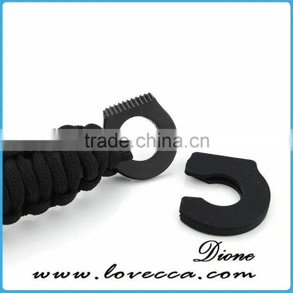 High Quality Paracord 550 Survival Bracelet Designs With Adjustable Buckle photo-3