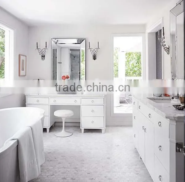 MM-CV244 Discount Interior Wall Designs Natural Stone Marble Hexagon Mosaice Tiles photo-3
