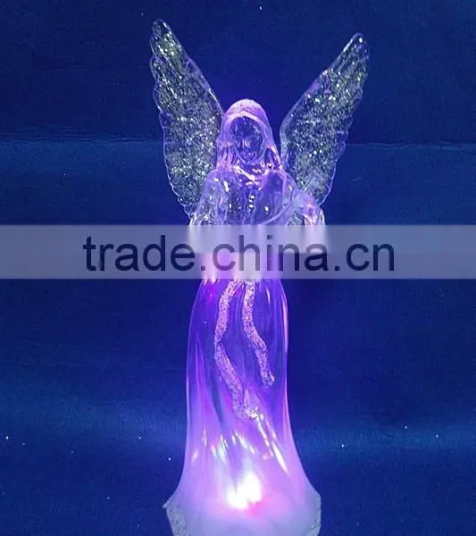 Led Plastic Acrylic New Christmas Angel Figurines Statue for Sale photo-2