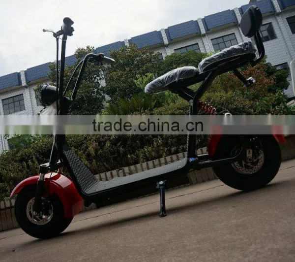 2017 Zhejiang Newly Electric Bike 48V Citycoco Scooter With Suspension&Disc Brakes&LCD Display photo-3