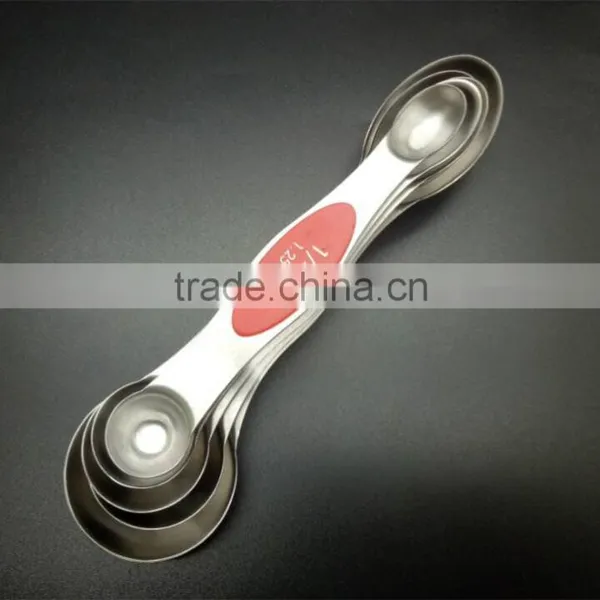 5pc Double Sided Stainless Steel Magnetic Measuring Spoon Set CK-S134 photo-3