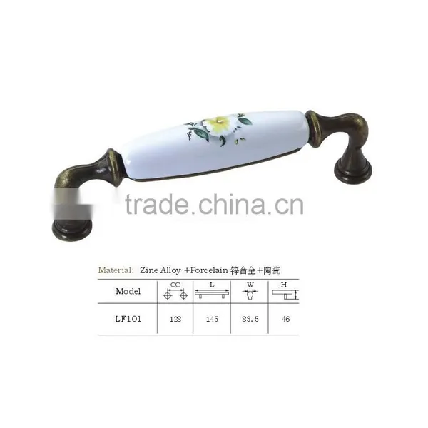 Foshan Factory Price Desk Drawer Handle Ceramic Knob Ceramic Cheap Drawer Knobs photo-2