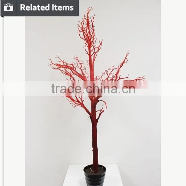Golden Artificial Tree Branches Wedding Hall Centerpieces Christmas Decoration photo-5