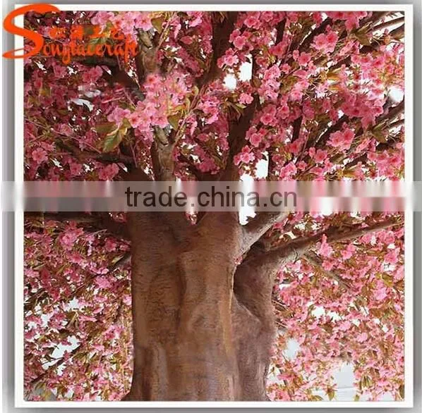Silk Artificial Indoor Japanese Cherry Blossom Trees Branch for Hotel Wedding Decor photo-5