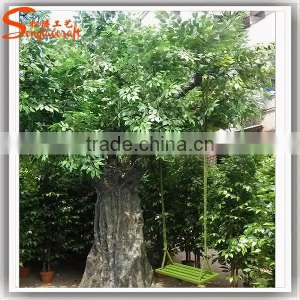 Landscaping Artificial Ficus Leaves for Decoration photo-6