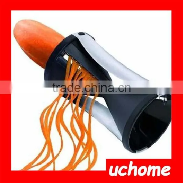 UCHOME 2017 New Spiral Vegetable Slicer/Spiral Cutter/Easy Operation Stainless Steel Vegetable Slicer photo-3