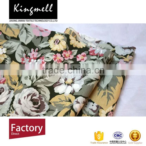 Factory Direct Sales Garment Customized Printed Floral Cotton Fabric photo-3