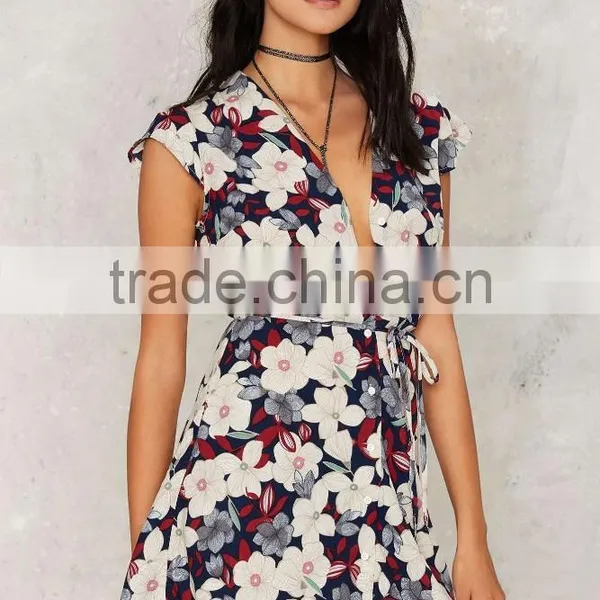 2017 New Latest Designer One Piece Maxi Fashion Sexy Dress photo-4