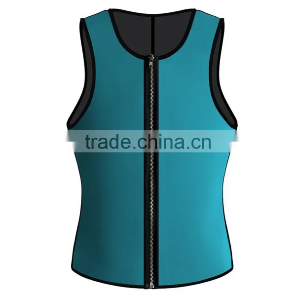 Hot Control Tank Tops Mens Slimming Tank Tops Body Shapers Super Stretch Neoprene Shaper Vest photo-4