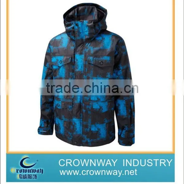 Mens Waterproof Jacket With Nylon Fabric for Winter Season Ski Wear photo-3