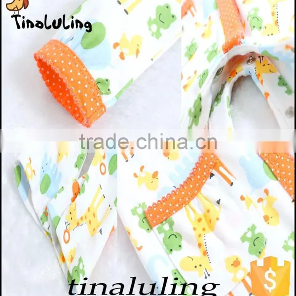 OEM and ODM Infant Baby Romper Baby Griaffe Pattern Animal Rompers Girls Bodysuits Jumpsuits photo-4
