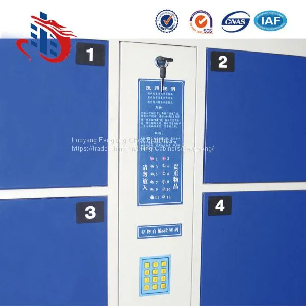 Supermarket/Mall Public Smart Locker 12 Door Electronic Locker photo-4