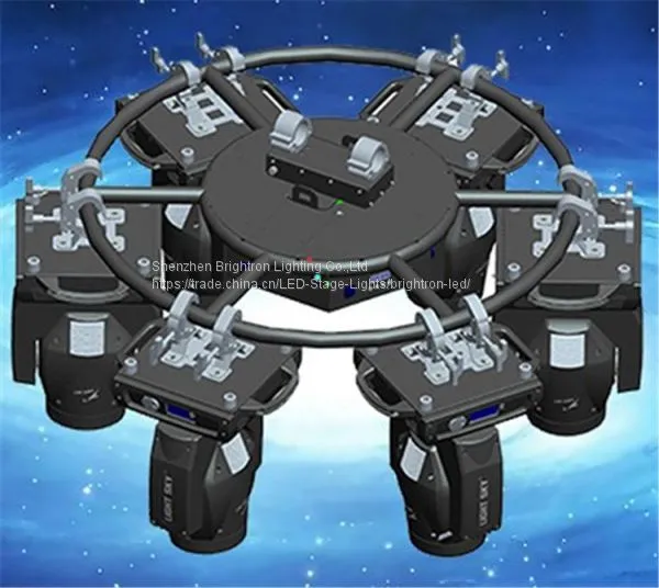 Auto Revolving Factory 1 Channel Mini Rotating Circle Truss for Stage Light
