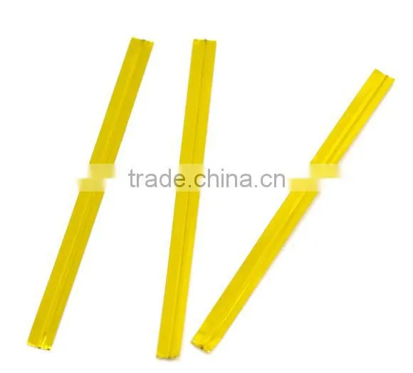 2 Packets(1500PCs) Metallic Gold Plated Twist Ties 6cm,8seasons