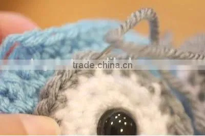 Hand Kntting Kit Crochet Animal Sets Crochet Owl Lovey Blanket Set photo-4