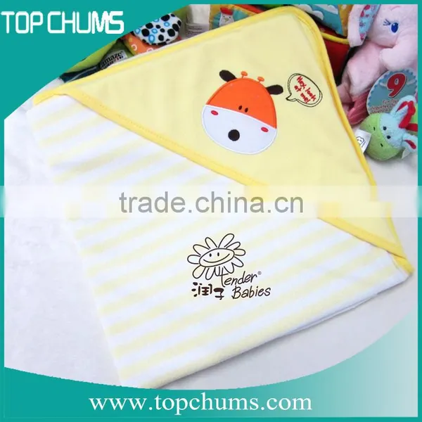 Luvable Friends Animal Face Hooded Woven Terry Baby Towel, Duck photo-4