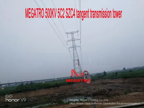 MEAGTRO 500KV ZB2K-1 Horizontal Type Suspension Cross-river Transmission Tower