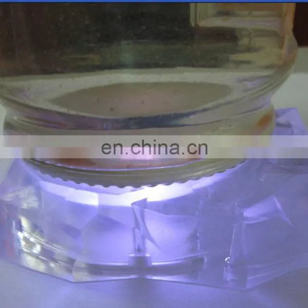 Ultra-bright Plastic Light up Drinking LED Coaster for Bar,pub,KTV (laser Engraved,100*10mm,batteries Included,CE,RoHS Approval) photo-5