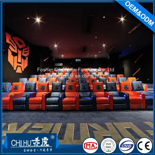 2017 New Design Home Theater Sofa,high End Theater Recliner Sofa photo-5