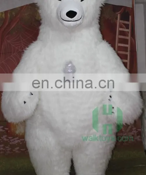 New Arrival!!!HI CE Funny Inflatable Polar Bear Costume in 2 Meters,inflatable Mascot Costume for Adult With High Quality photo-3