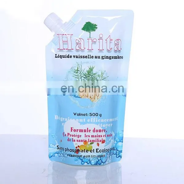 Custom Plastic Laundry Detergent Standing Up Spout Pouch photo-2