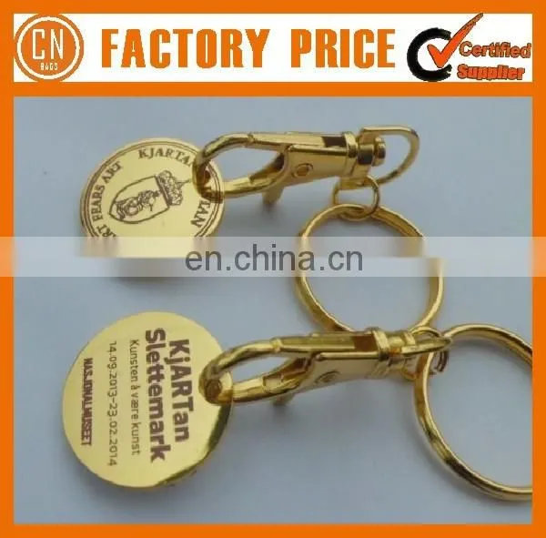 Customized Logo OEM Designed Shopping Trolley Keyring photo-4