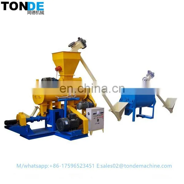 Small Electric 380v Floating Fish Feed Pellet Extruder/Hot-Selling Quality Feed Extruder photo-2