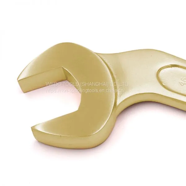 WEDO Non Sparking Aluminum Bronze Bent Striking Open Wrench photo-2