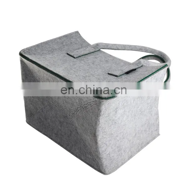 Big Space Green Color Christmas Small Bags Shopping Felt Tote Bag photo-4