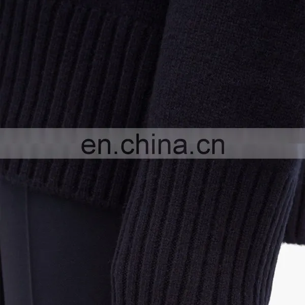 DiZNEW Oem 100% Pure Cashmere Sweater Custom Hand Knitted Intarsia Women Cashmere Sweaters photo-5