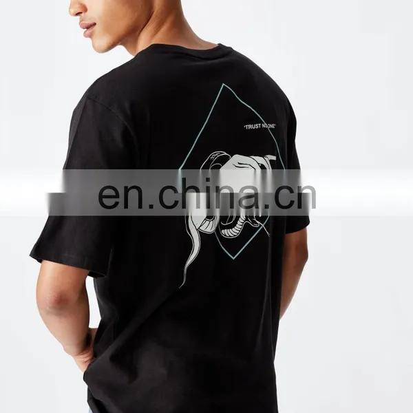 DiZNEW Custom Short Sleeve Black T- Shirt photo-3