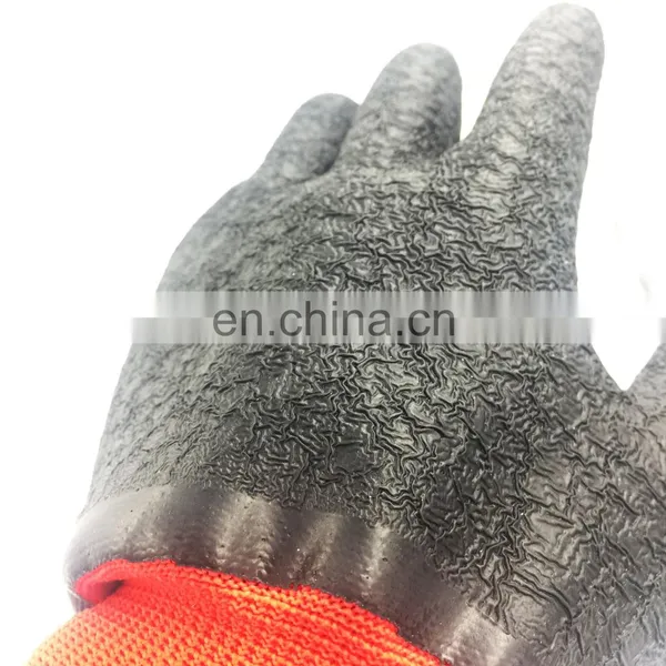 Women Colorful Latex Floral Palm Dip Gloves For Garden photo-4