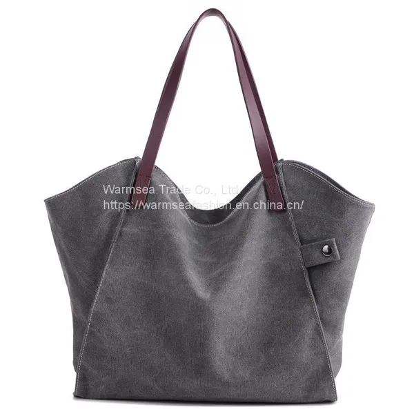 Ladies Fashion Canvas Handbags Shoulder Bags Sling Bag photo-3